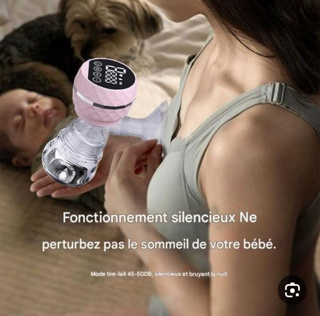 شفاط حليب كهربائي ذكي وهادئ – راحتك وراحة رضيعك في كل وقت 💖