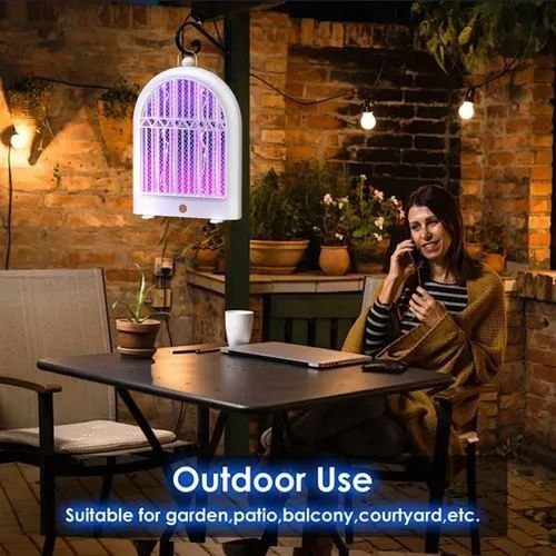 مصباح قاتل الناموس الكهربائي 360° – حماية قوية ونوم هادئ بلا إزعاج 💜✨