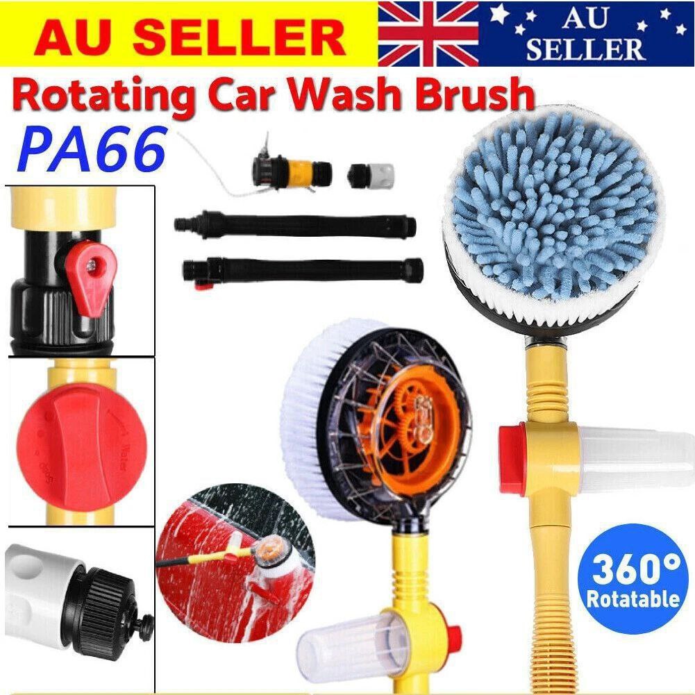 فرشاة غسيل السيارات 360° – تنظيف سريع وقوي بلا تعب 💦✨